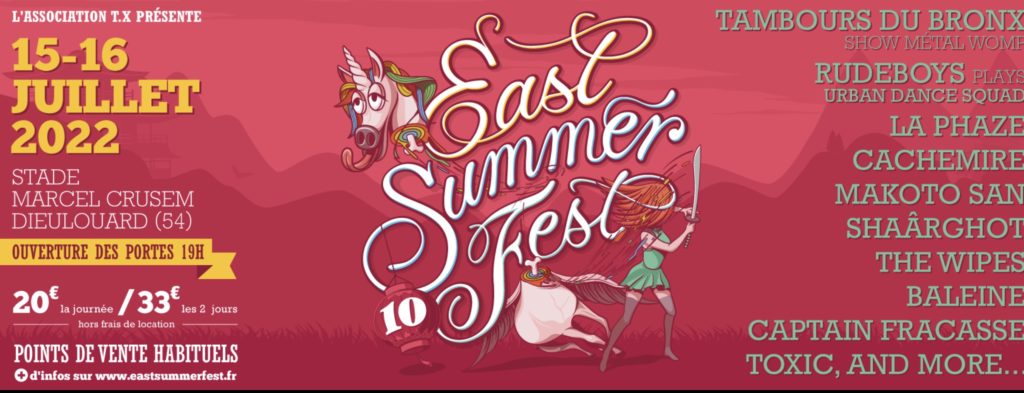 East summer fest @dieulouard les 15 et 16 juillet