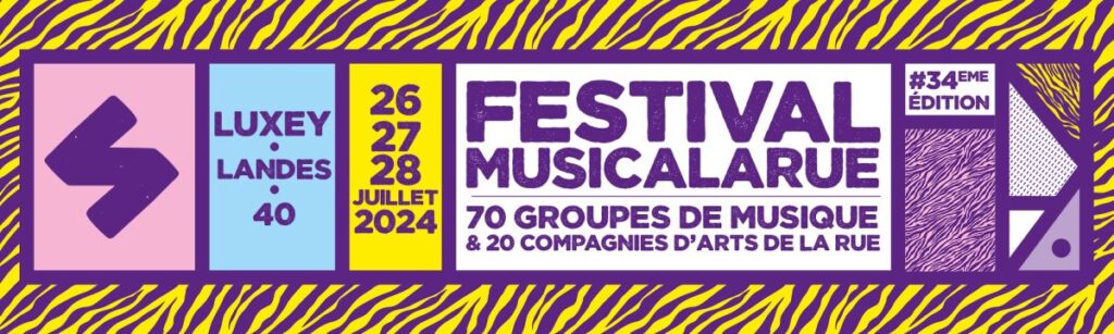 Musicalarue @luxey du 26 au 28 juillet