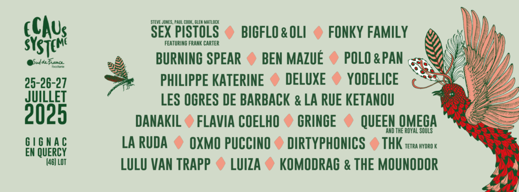 Festival ECAUSSYSTEME du 25 au 27 juillet 2025 @Gignac-en-Quercy (46)