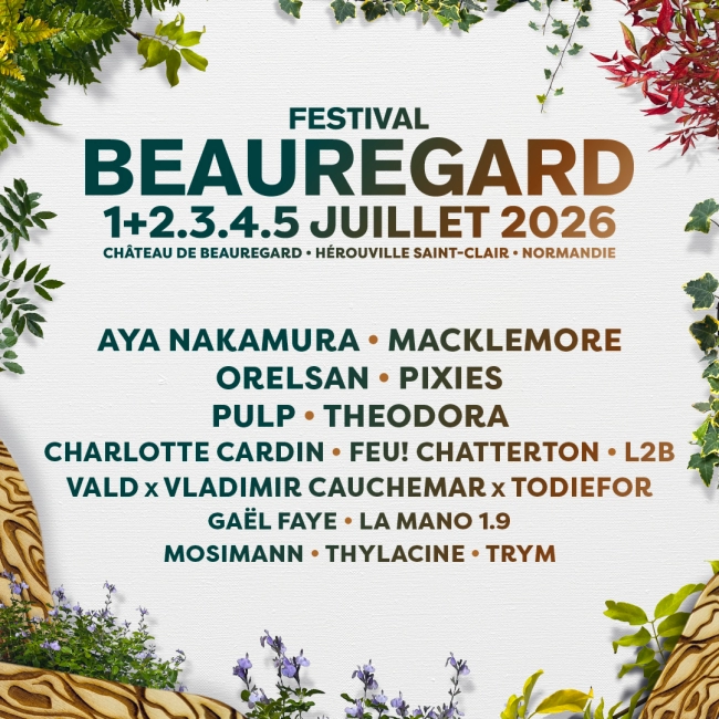 Festival Beauregard du 1er au 5 juillet @Hérouville-Saint-Clair